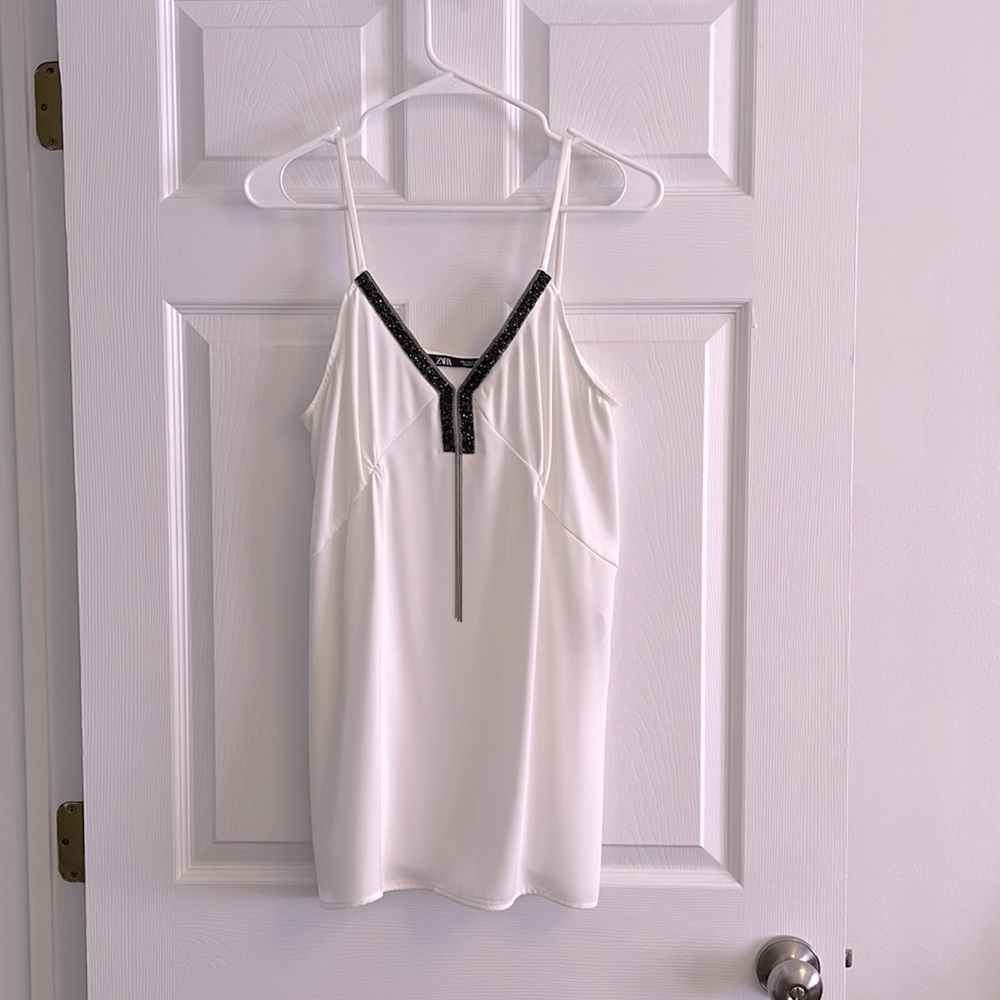 New Zara white top - S